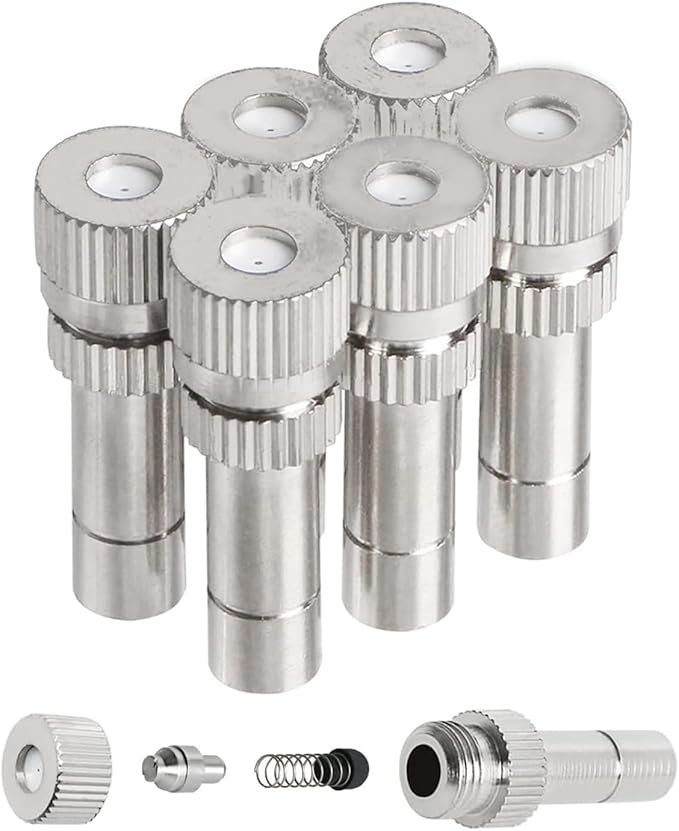20pcs Brass Mister Nozzles, 6mm Misting Nozzles - Image 3