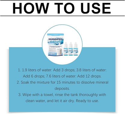 Humidifier Cleaner Drops, Slows Buildup & Scaling, Humidifier Solution - Image 8