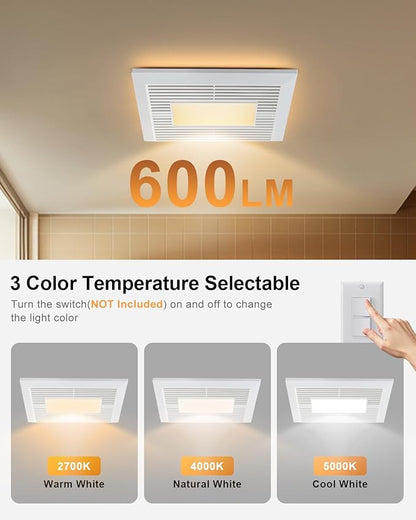 GROWNEER Bathroom Exhaust Fan - Image 2