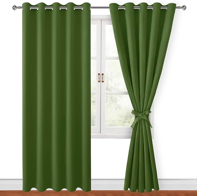 Hiasan Blackout Curtains for Bedroom, 60 x 84 Inches Long - Image 7