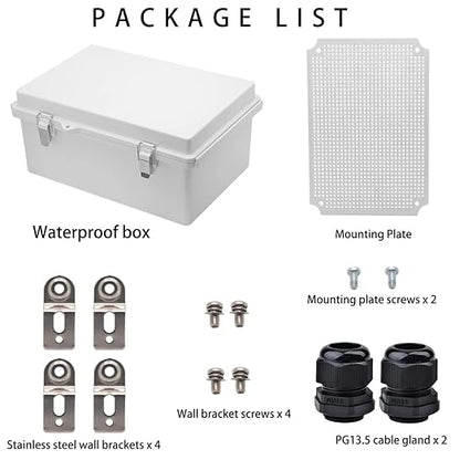 Waterproof Electrical Box Junction Box Weatherproof IP67 ABS Plastic Enclosure - Image 4