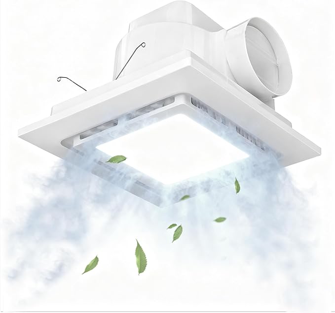 9.4" Quiet Bathroom Exhaust Fan by Wuzno