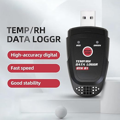 BSIDE BTH81 Digital Thermometer Hygrometer USB Temperature Humidity Data Logger - Image 5