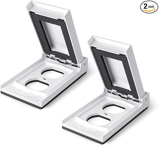 ELEGRP Vertical Outdoor Cover for Duplex Receptacles, Weatherproof Wall Plate by ELEGRP%7CELEGROUP