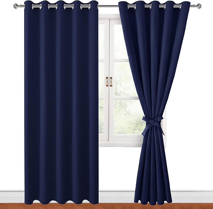 Hiasan Blackout Curtains for Bedroom, 60 x 84 Inches Long by Hiasan