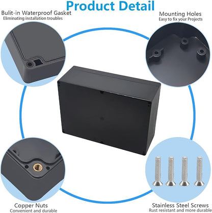 Project Box ABS Black Electrical Boxes IP67 Outdoor Waterproof box Electronic - Image 6