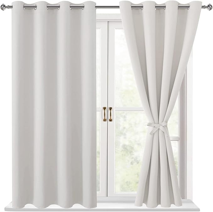 Hiasan Blackout Curtains for Bedroom, 52 x 54 Inches Long by Hiasan