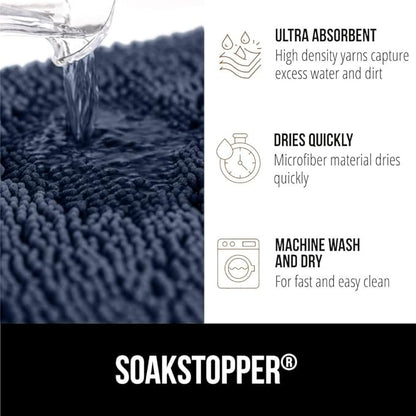 GORILLA GRIP SOAKSTOPPER Dog Door Mat, Machine Washable Rug Absorbent Doormat - Image 4