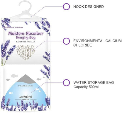 CANAGER Hanging Moisture Absorber, Lavender Vanilla Moistureproof Hanging - Image 3