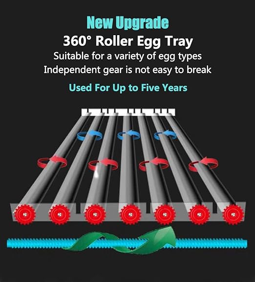 JAEDO 170 Egg Incubator Poultry Hatcher - Image 5