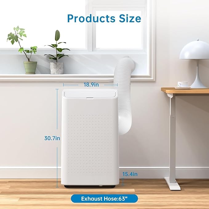 15000 BTU Portable Air Conditioners, 3-in-1 Cooling AC Unit w/Dehumidifier & - Image 2