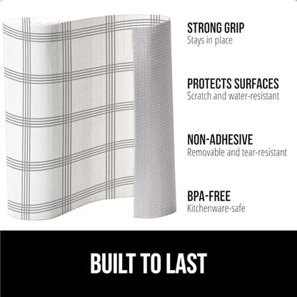 GORILLA GRIP DripGuard Shelf Liner, Non-Adhesive Drawer and Kitchen Cabinet - Image 2