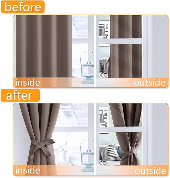 Hiasan RV Blackout Curtains for Bedroom, 52 x 30 Inches Long - Image 5