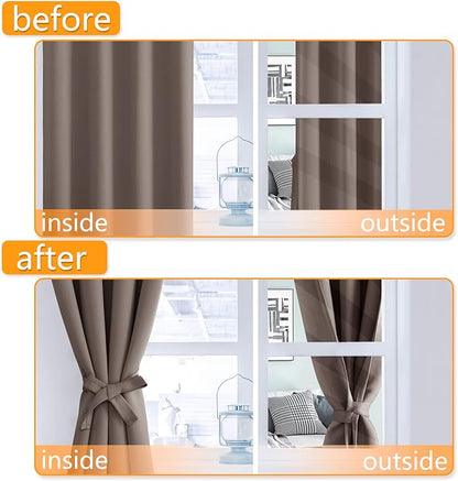 Hiasan RV Blackout Curtains for Bedroom, 52 x 30 Inches Long - Image 5