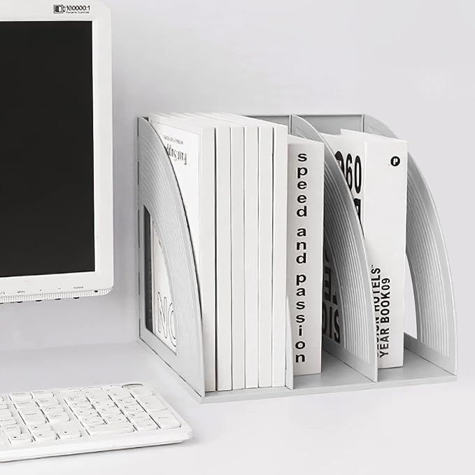 SAYEEC Magazine Holder Plastic File Sorter Binder Holder - Image 6