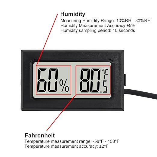 3Pcs Mini Digital Thermometer Hygrometer - Image 3