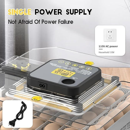 Automatic 48-Egg Incubator for Breeders, Sensor-Based Precise Humidity & Temp - Image 6