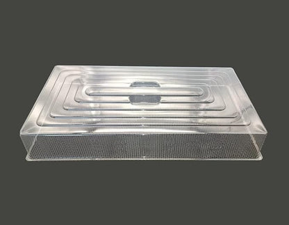 10 Pcs Humidity Dome, Plastic Clear Seed Starter Dome 1020 Tray Covers by RooTrimmer