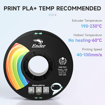 Creality 3D Printer Filament, PLA Plus Filament 1.75mm Jade Green, PLA Pro - Image 5