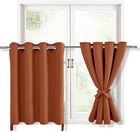 Hiasan Fall Blackout Curtains for Bedroom, 52 x 36 Inches Long by Hiasan