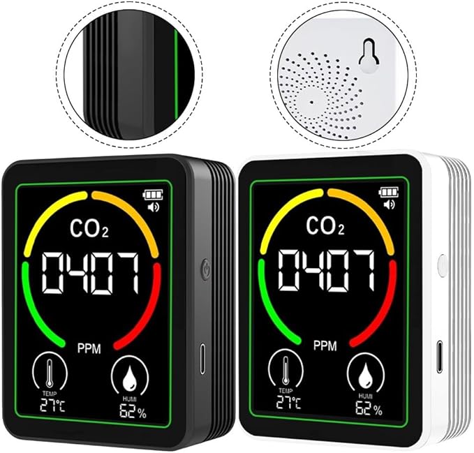 Air Quality Monitor Indoor-Portable Indoor Air Quality Meter, 3-in-1 Indoor Air - Image 7