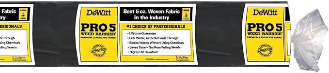 Dewitt 6-Pack Pro-5 Weed Barrier Fabric 5 oz, 6 x 250 Feet – Heavy-Duty Woven - Image 2