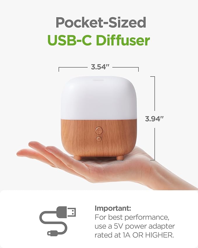 InnoGear 150ml Essential Oil Diffuser, 5-in-1 Diffusers - Image 2