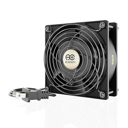 AC Infinity AXIAL LS1238, Quiet Muffin Fan, 120V AC 120mm x 38mm Low Speed by ACInfinity