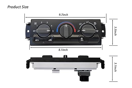 599-266 Front HVAC Climate Control Module Panel is Compatible - Image 7