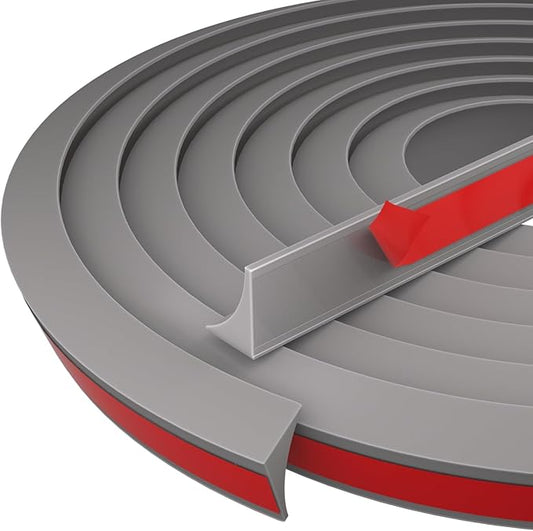 39 Inch Shower Threshold Water Dam Barrier Door Bottom Seal Strip, Silicone by Cuysfead