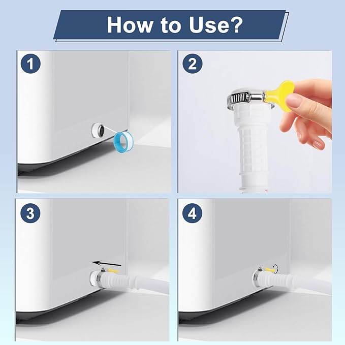 Universal Dehumidifier Drain Hose 10 Feet Air Conditioner Hose - Image 4