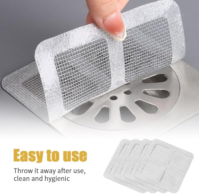 Disposable Hair Drain Stickers, 2025 Upgraded Disposable Floor Drain Filter - Image 5