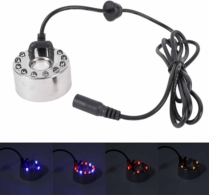 Mist Maker, LED Color Changing Fog Atomizer Humidifier, Mini Pond Fog Machine - Image 4