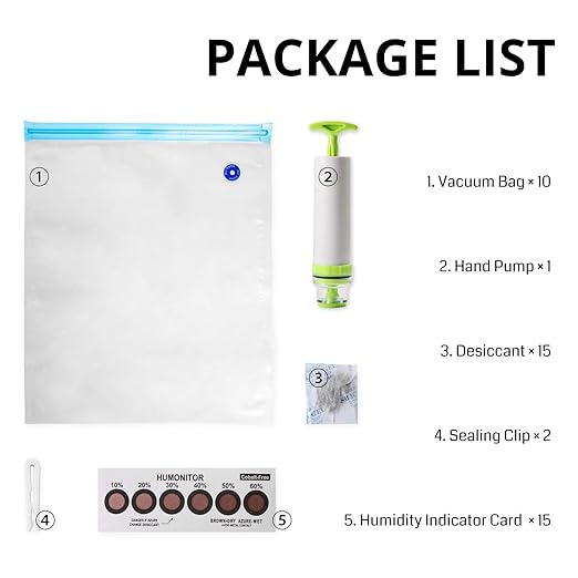 eVacuum 3D Printer Filament Storage Kit Filament Vacuum Bags Vacuum Compression - Image 4