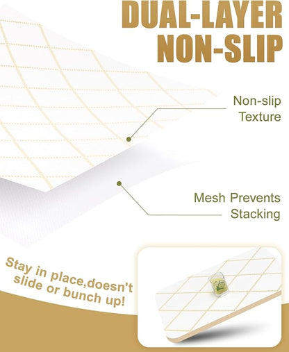 Shelf Liners for Kitchen Cabinets Non-Adhesive, Non-Slip Thickened Shelf Paper - Image 2