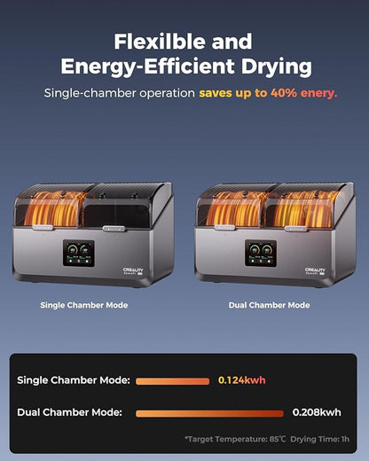 Creality Space Pi X4 Filament Dryer-Christmas Gifts, 4 Spools Filament Dry box - Image 6