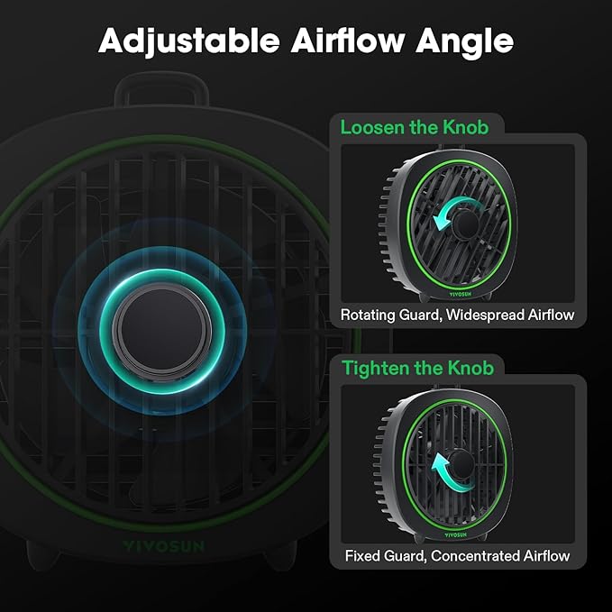 VIVOSUN AeroWave D4, 4” Grow Tent Clip Fan - Image 4