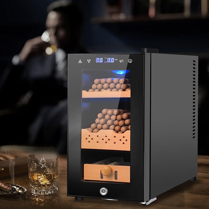 25L Cigar Electric Humidor, Thermostatic Electric Cooler Cabinet - Image 6