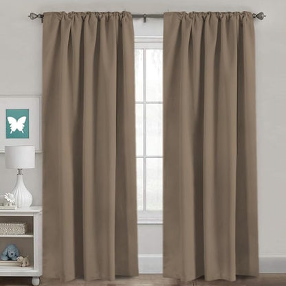 H.VERSAILTEX Blackout Curtains Thermal Insulated Window Treatment Panels Room - Image 2