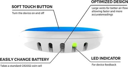 Bluetooth Compatible Thermometer, Hygrometer & Dew Point Sensor and Logger - Image 3