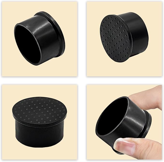 Flyshop 2", 50 mm, Patio Round Chair Leg Caps, Furniture Table Feet Covers - Image 5