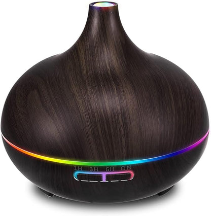 550ML Black Aroma diffusers for Essential Oils, Large Office Essential Oils by HealthyLifeStyle