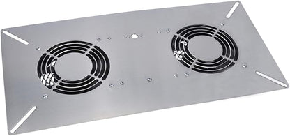 Durablow 220 CFM Air-Out Stainless Steel Crawl Space Vent Fan, Dual Fans - Image 4