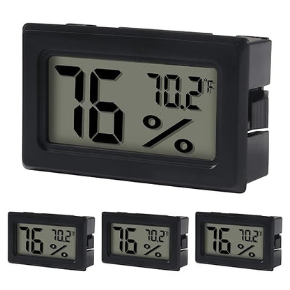 4 Pack Mini Hygrometer Thermometer Digital Electronic Temperature Humidity - Image 8