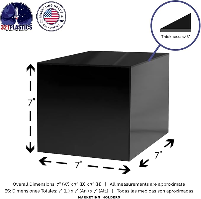 7 Inch Acrylic Display Box - Image 6