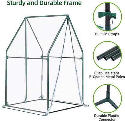 Mini Greenhouse for Indoor Outdoor: Ohuhu Portable Green House - Image 7