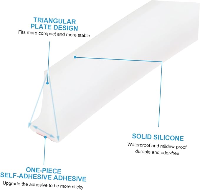 3m Toilet Water Retaining Strip Self-adhesive Silicone Baffle - Image 8