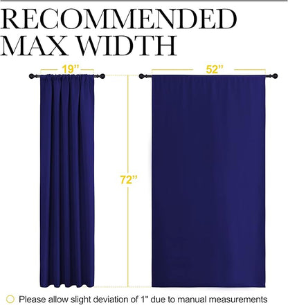 NICETOWN Bedroom Curtains Blackout Draperies - Image 7