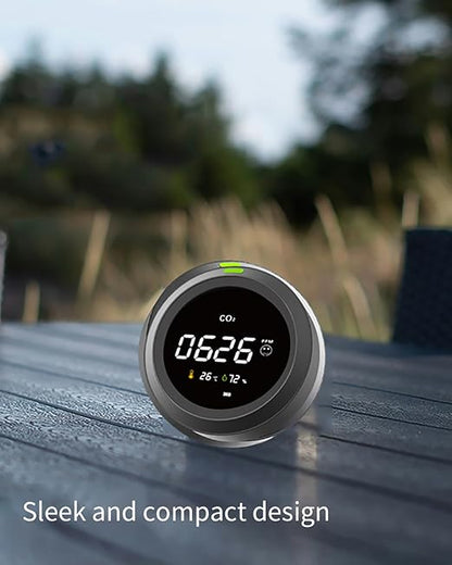 Portable CO2 Detector, High-Precision NDIR Sensor Meter, Indoor CO2 Monitor - Image 2