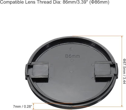 PATIKIL Camera Lens Cap, 2 Pack Sides Pinch Front Lens Cover - Image 2